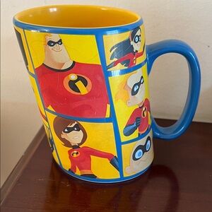 DISNEY The Incredibles Slanted Coffee Mug